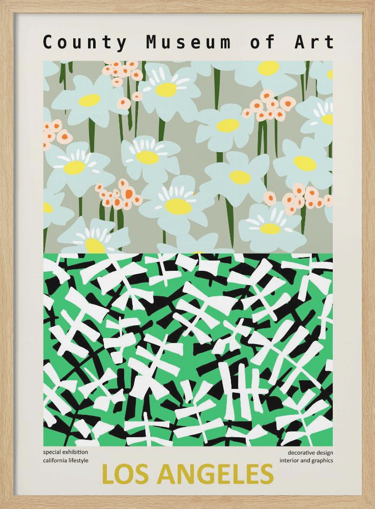 County Museum of Art Los Angeles - Stretched Canvas, Poster or Fine Art Print I Heart Wall Art