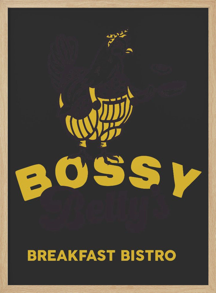 Bossy.png - Stretched Canvas, Poster or Fine Art Print I Heart Wall Art