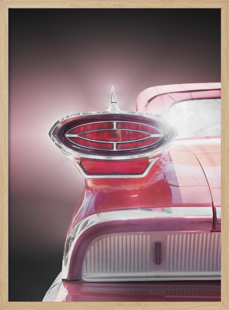 American classic car 98 1959 convertible - Stretched Canvas, Poster or Fine Art Print I Heart Wall Art