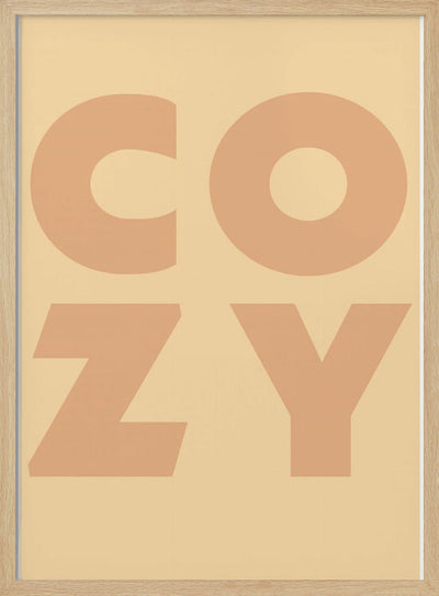 Cozy autumn typography - Stretched Canvas, Poster or Fine Art Print I Heart Wall Art