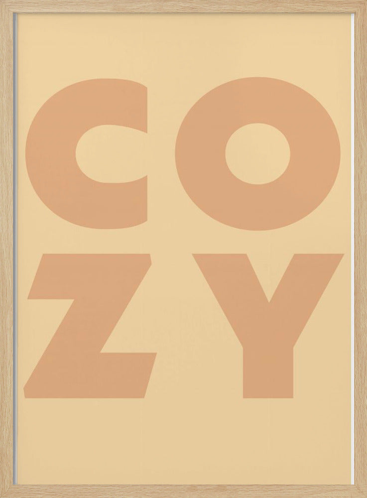 Cozy autumn typography - Stretched Canvas, Poster or Fine Art Print I Heart Wall Art