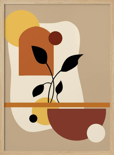 Geometric Modern Art - Stretched Canvas, Poster or Fine Art Print I Heart Wall Art