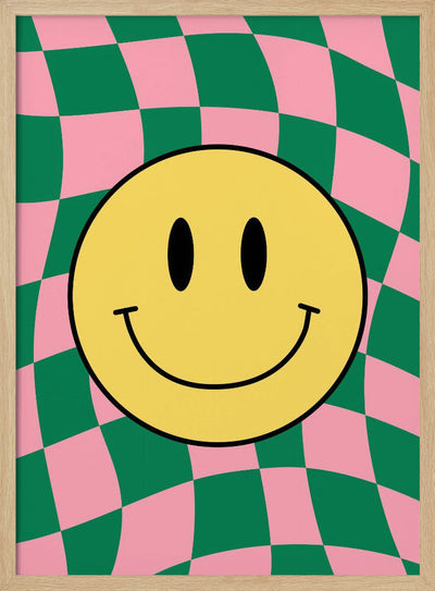 Checkered Bliss - Stretched Canvas, Poster or Fine Art Print I Heart Wall Art