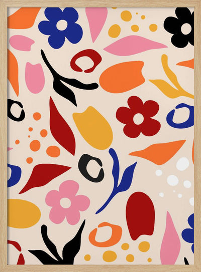 Swaying Petals - Stretched Canvas, Poster or Fine Art Print I Heart Wall Art