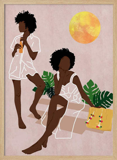 Sunlit Queens - Stretched Canvas, Poster or Fine Art Print I Heart Wall Art