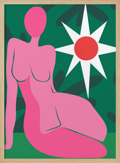 Pink Reverie - Stretched Canvas, Poster or Fine Art Print I Heart Wall Art