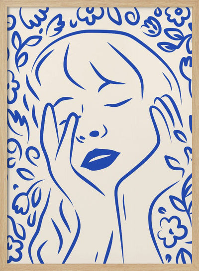 Gentle Flower Dream - Stretched Canvas, Poster or Fine Art Print I Heart Wall Art