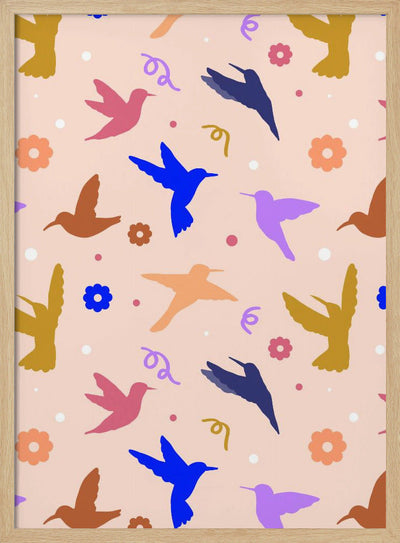 Birds in the Air - Stretched Canvas, Poster or Fine Art Print I Heart Wall Art