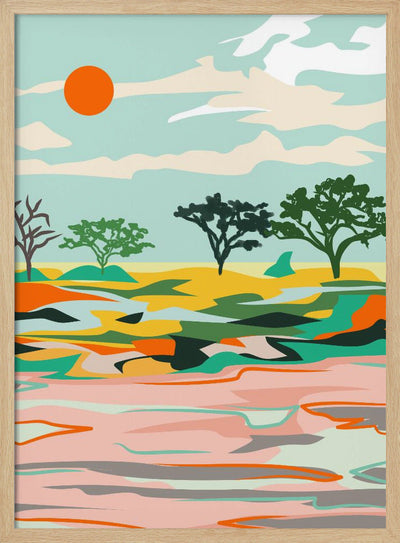 Echoes of the Sahara - Stretched Canvas, Poster or Fine Art Print I Heart Wall Art