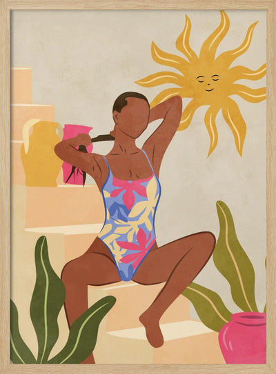 Beneath the Smiling Sun - Stretched Canvas, Poster or Fine Art Print I Heart Wall Art