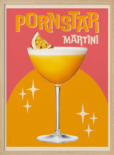 Pornstar Martini - Stretched Canvas, Poster or Fine Art Print I Heart Wall Art