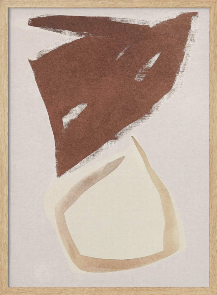 Geometric figure II - Stretched Canvas, Poster or Fine Art Print I Heart Wall Art