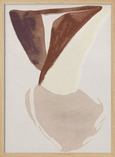 Geometric figure III - Stretched Canvas, Poster or Fine Art Print I Heart Wall Art