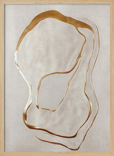 Golden Whispers - Stretched Canvas, Poster or Fine Art Print I Heart Wall Art