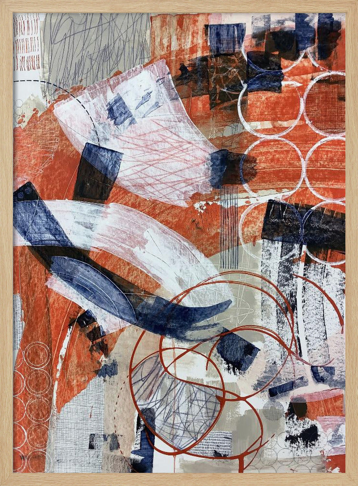 Vibrant Chaos - Stretched Canvas, Poster or Fine Art Print I Heart Wall Art