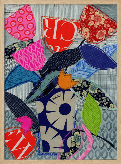 Vibrant Petals - Stretched Canvas, Poster or Fine Art Print I Heart Wall Art