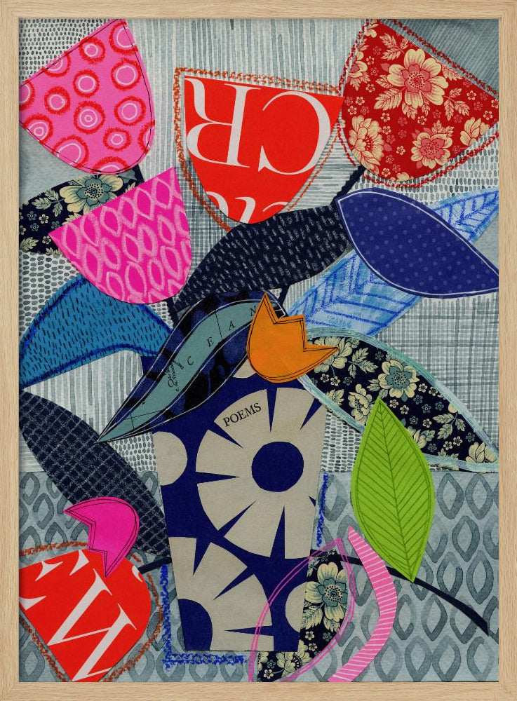 Vibrant Petals - Stretched Canvas, Poster or Fine Art Print I Heart Wall Art