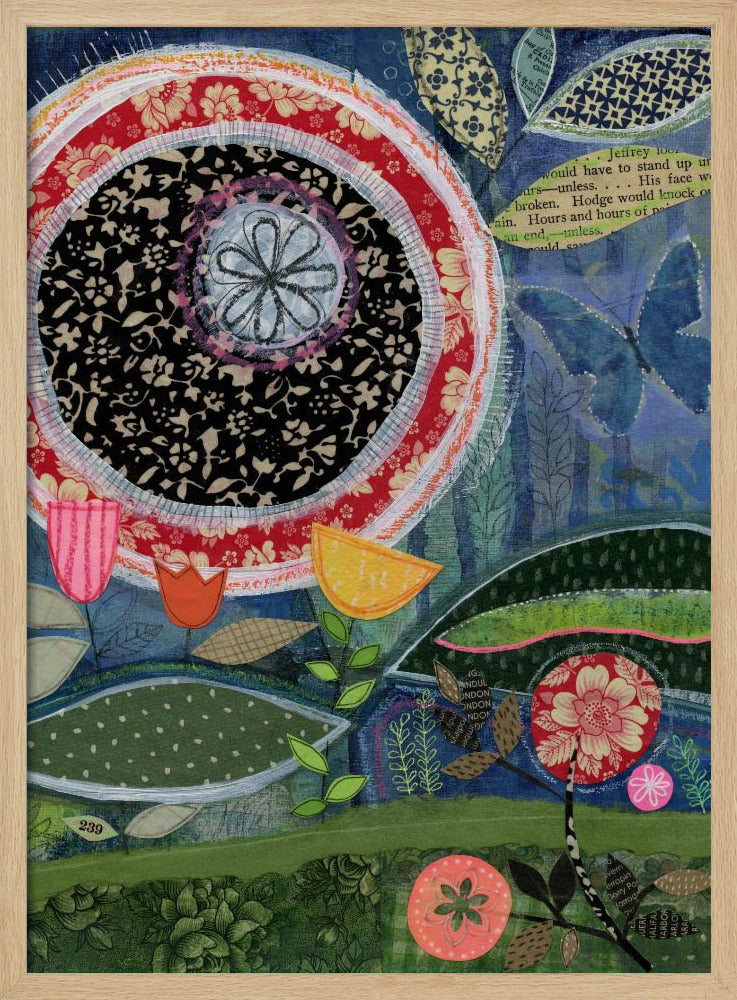 Intricate Patterns And Bold Colors - Stretched Canvas, Poster or Fine Art Print I Heart Wall Art