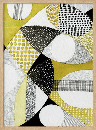 Geometric Harmony - Stretched Canvas, Poster or Fine Art Print I Heart Wall Art