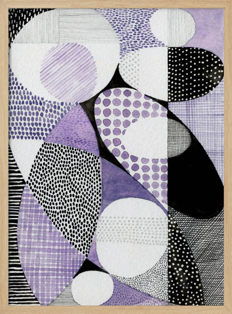 Dynamic Geometric Patterns - Stretched Canvas, Poster or Fine Art Print I Heart Wall Art