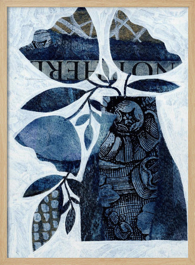 Indigo Blue Tulips - Stretched Canvas, Poster or Fine Art Print I Heart Wall Art