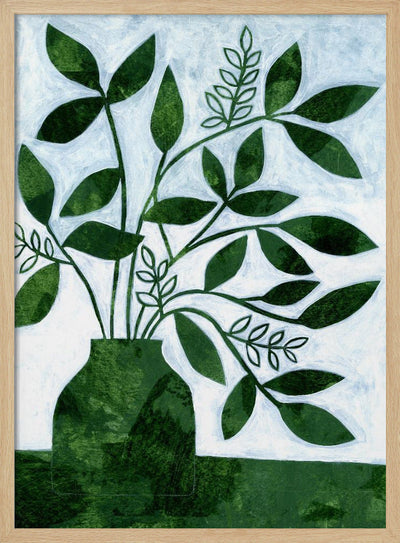 Green Leaves Still Leaves - Stretched Canvas, Poster or Fine Art Print I Heart Wall Art