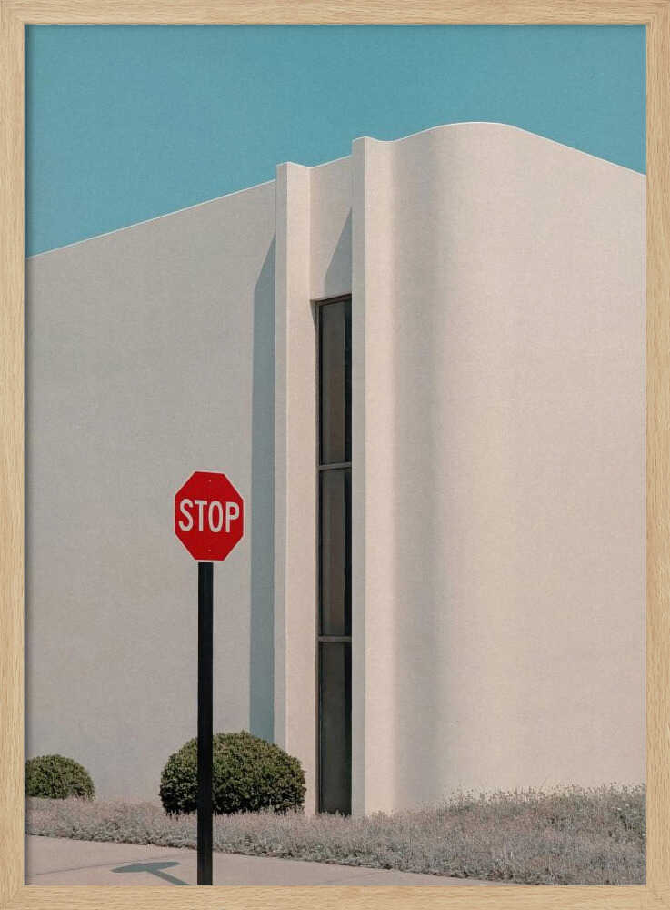 Stopped for the view - Stretched Canvas, Poster or Fine Art Print I Heart Wall Art