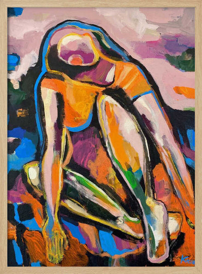 “Here I Glow” - Stretched Canvas, Poster or Fine Art Print