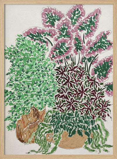 Monsoon Frontyard - Stretched Canvas, Poster or Fine Art Print