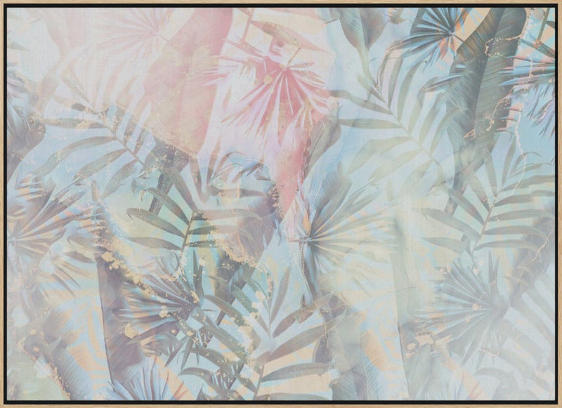 Ombre090floral - Stretched Canvas, Poster or Fine Art Print I Heart Wall Art