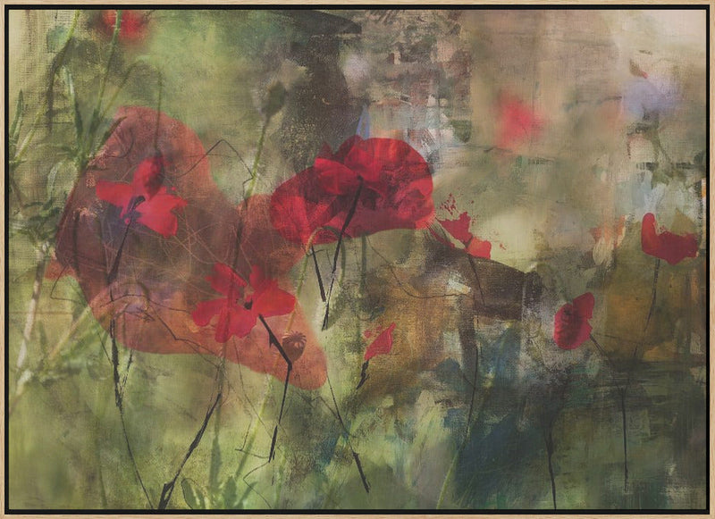 Poppies - Stretched Canvas, Poster or Fine Art Print I Heart Wall Art