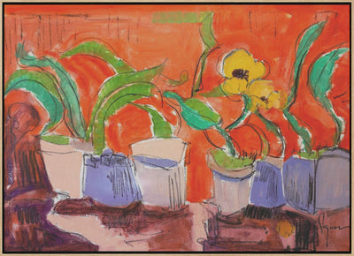 Vibrant Plant Harmony - Stretched Canvas, Poster or Fine Art Print I Heart Wall Art