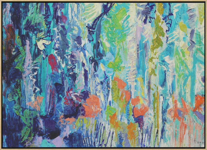 Brilliant Bloom Scape - Stretched Canvas, Poster or Fine Art Print I Heart Wall Art