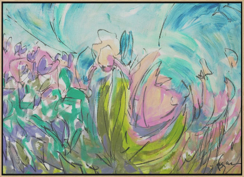 Heart Dance - Stretched Canvas, Poster or Fine Art Print I Heart Wall Art