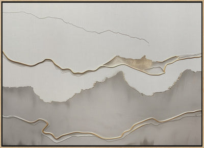 Metallic landscape nº5 - Stretched Canvas, Poster or Fine Art Print I Heart Wall Art