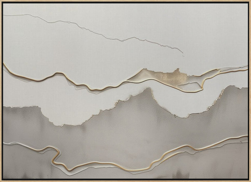 Metallic landscape nº5 - Stretched Canvas, Poster or Fine Art Print I Heart Wall Art