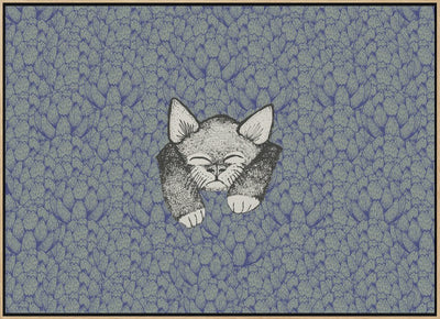 Kitty - Stretched Canvas, Poster or Fine Art Print I Heart Wall Art