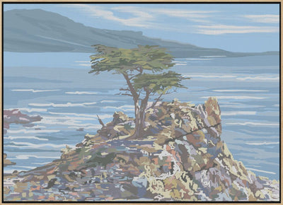 Quiet Sentinel, 17 Mile Drive, California, USA - Stretched Canvas, Poster or Fine Art Print I Heart Wall Art