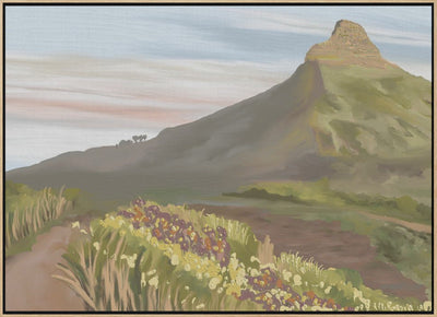 Lions head, Cape Town, South Africa - Stretched Canvas, Poster or Fine Art Print I Heart Wall Art