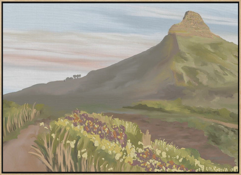 Lions head, Cape Town, South Africa - Stretched Canvas, Poster or Fine Art Print I Heart Wall Art