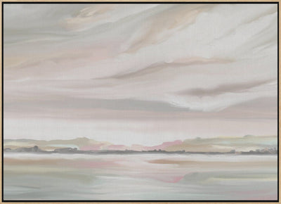 Misty Marshmallow - Stretched Canvas, Poster or Fine Art Print I Heart Wall Art