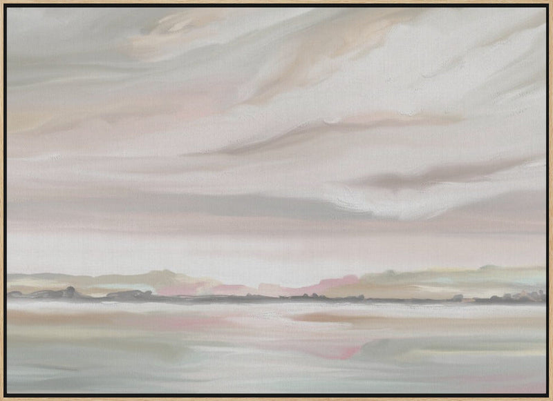 Misty Marshmallow - Stretched Canvas, Poster or Fine Art Print I Heart Wall Art