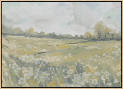 Dreamy Meadow Bliss - Stretched Canvas, Poster or Fine Art Print I Heart Wall Art