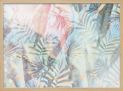 Ombre090floral - Stretched Canvas, Poster or Fine Art Print I Heart Wall Art