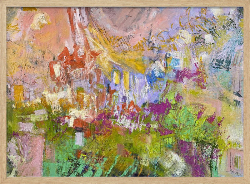 Vibrant Whirlwind - Stretched Canvas, Poster or Fine Art Print I Heart Wall Art