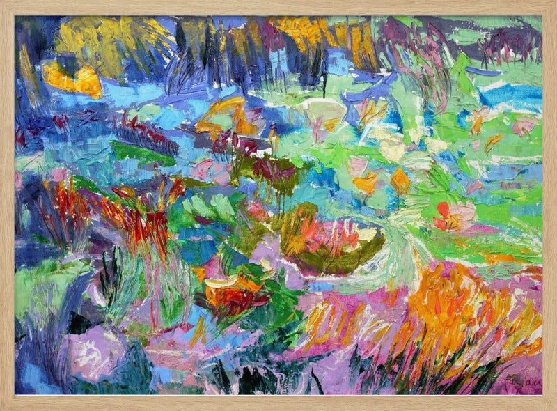 Vibrant Dreamscape - Stretched Canvas, Poster or Fine Art Print I Heart Wall Art