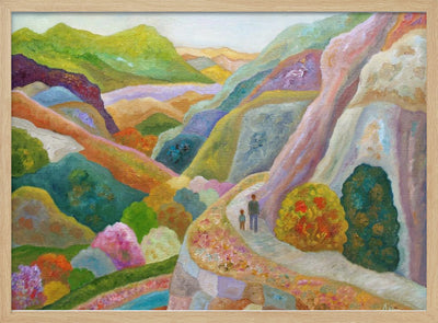 Inner Walking - Stretched Canvas, Poster or Fine Art Print I Heart Wall Art