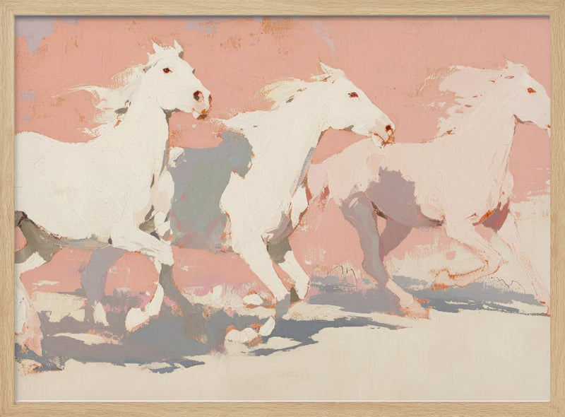 Wild horses no 2 - Stretched Canvas, Poster or Fine Art Print I Heart Wall Art