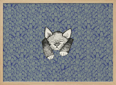 Kitty - Stretched Canvas, Poster or Fine Art Print I Heart Wall Art