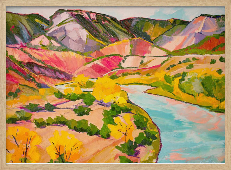 New Mexico - Stretched Canvas, Poster or Fine Art Print I Heart Wall Art